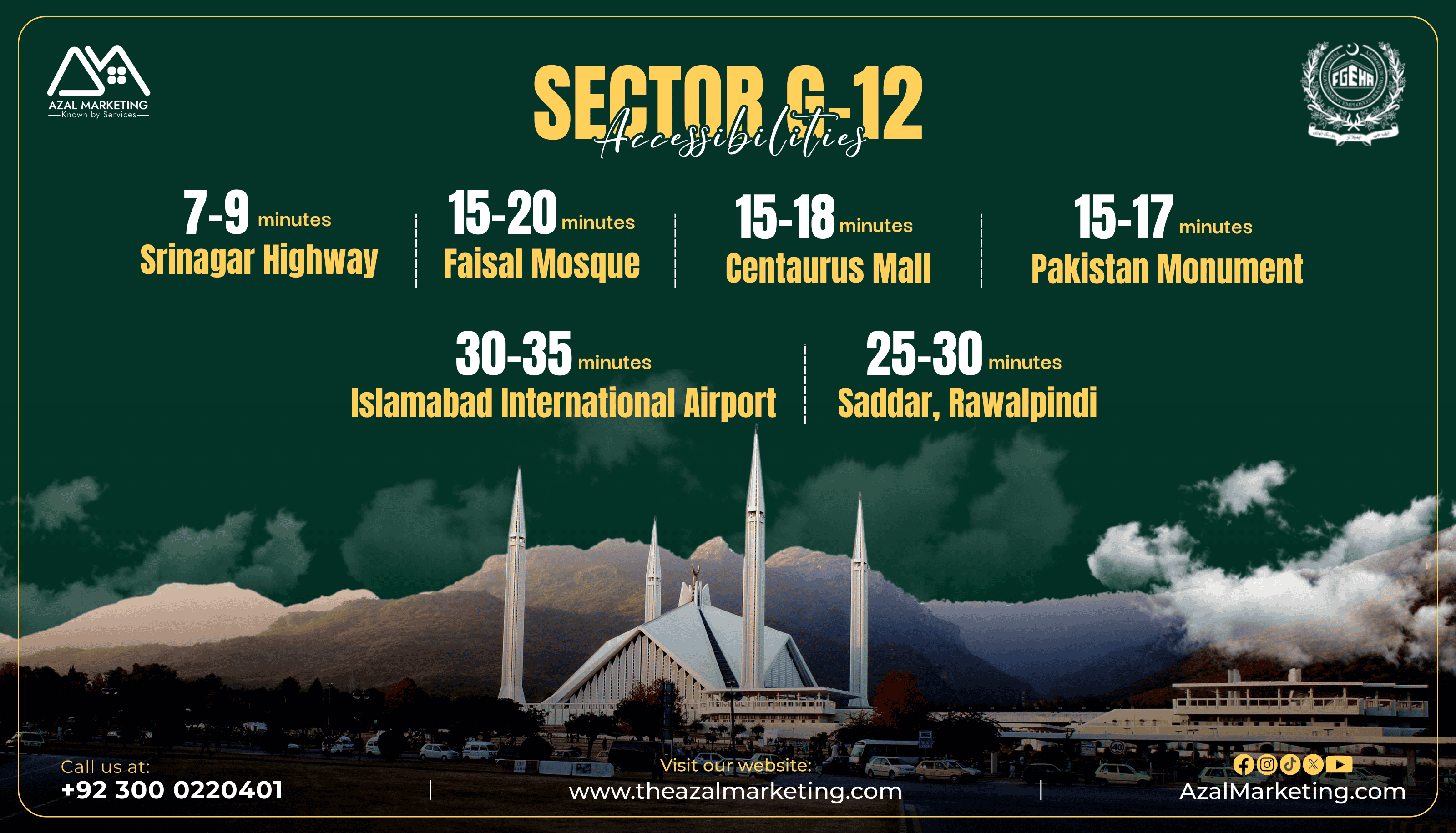 Sector G-12 Islamabad Location Map:<br />
