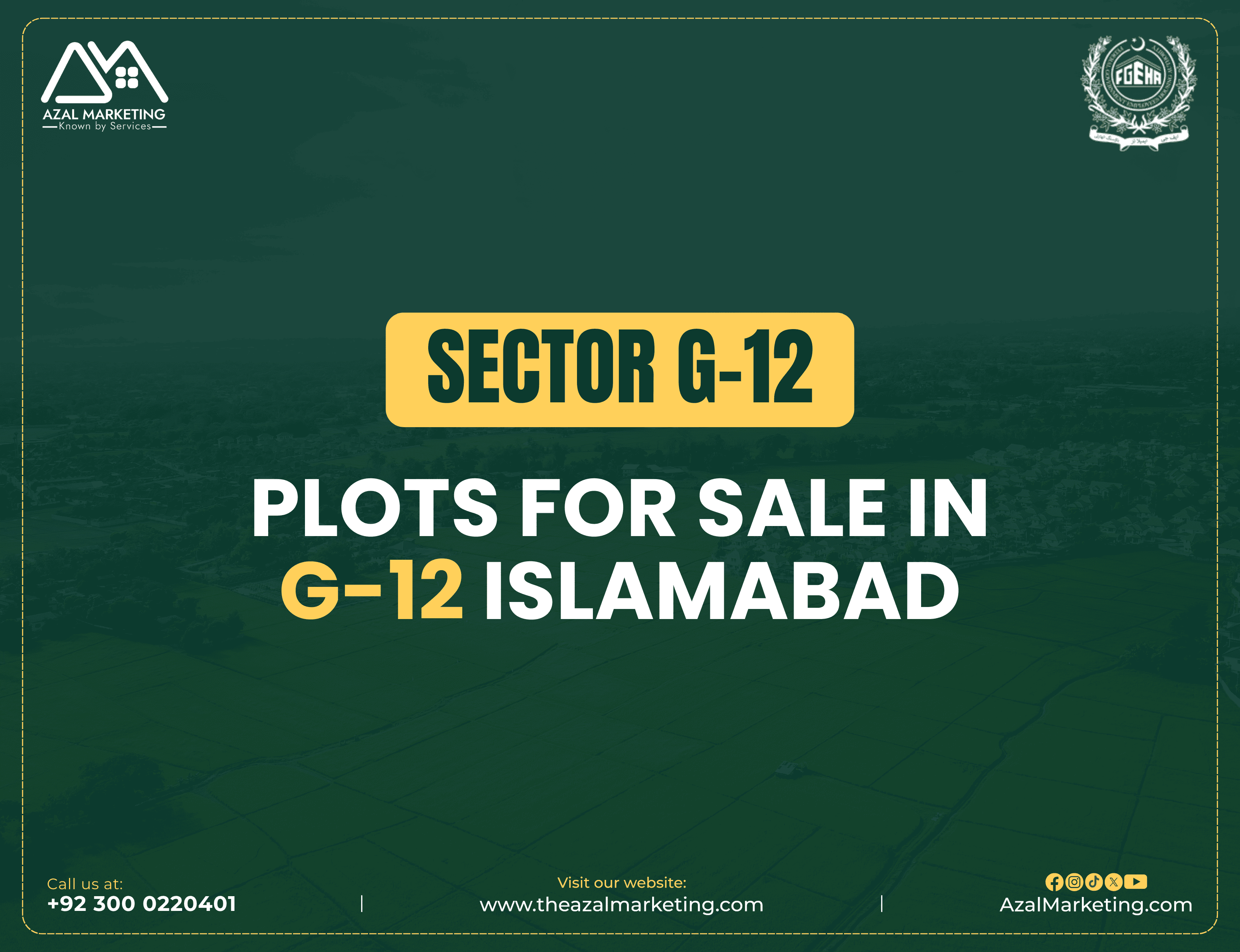 Plots for Sale in G-12 Islamabad 