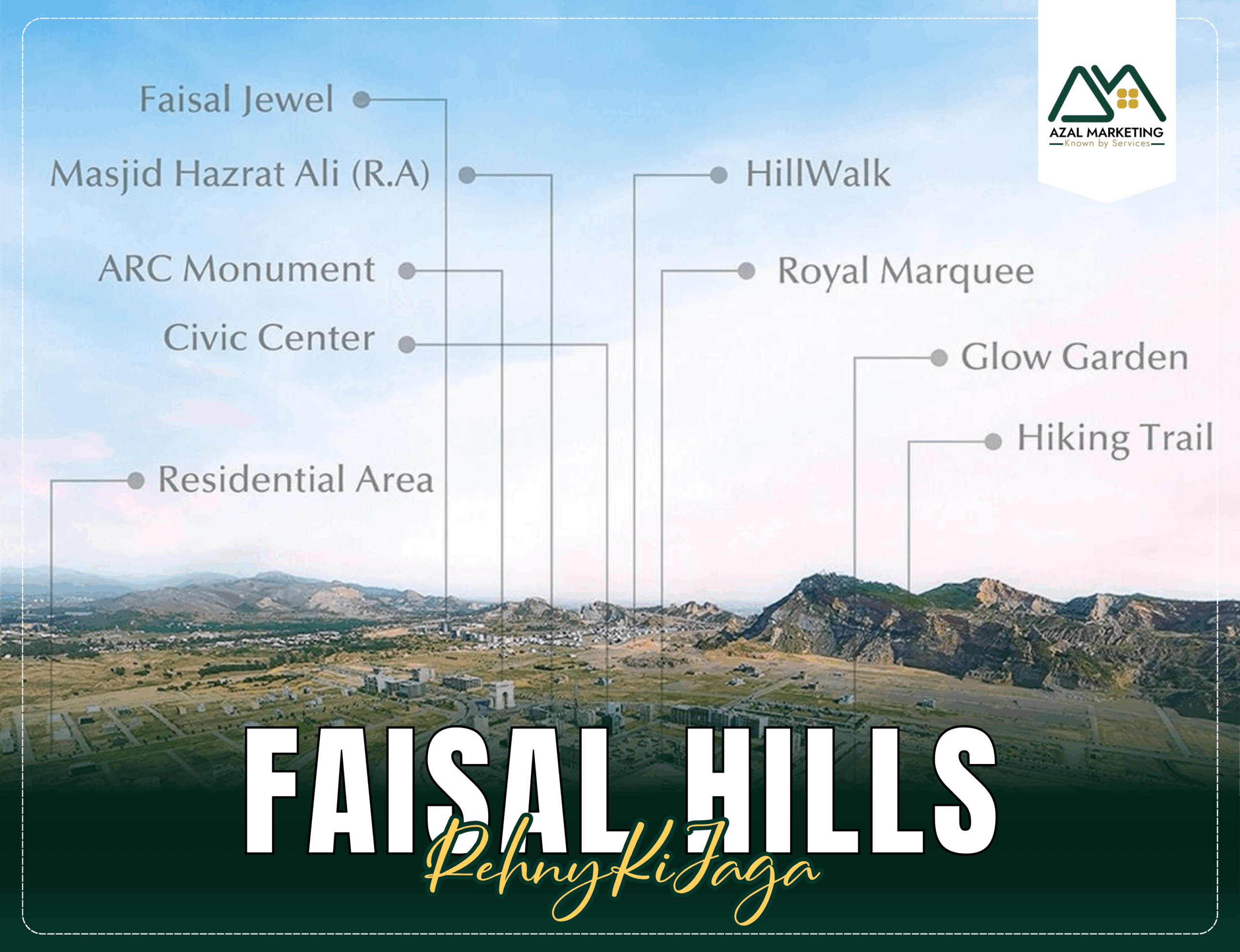 Faisal Hills  Hill Walk Islamabad Master Plan<br />
