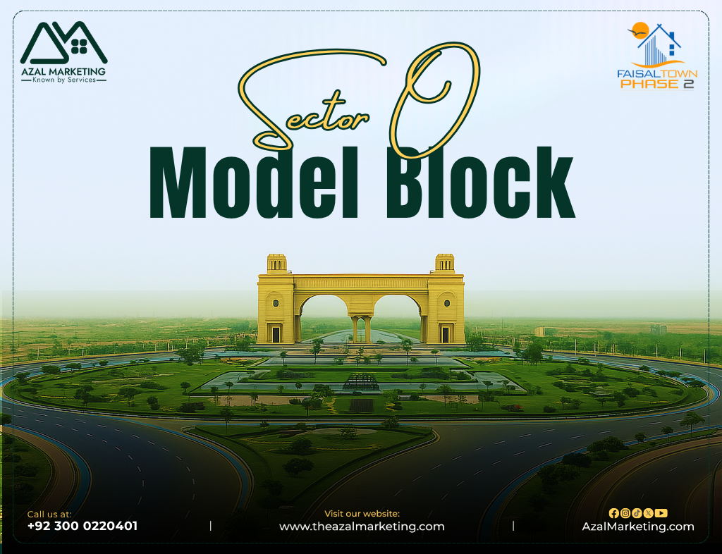 Faisal Town Phase 2 Sector O Model Block Commercial Plots