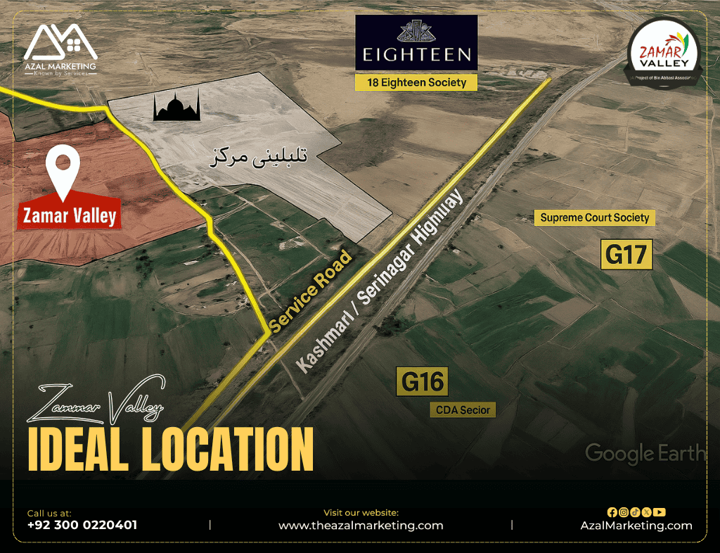 Zamar Valley Islamabad location 