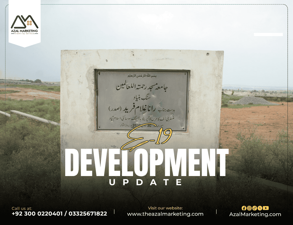 Plots for Sale in Sector E-19 Islamabad:<br />
