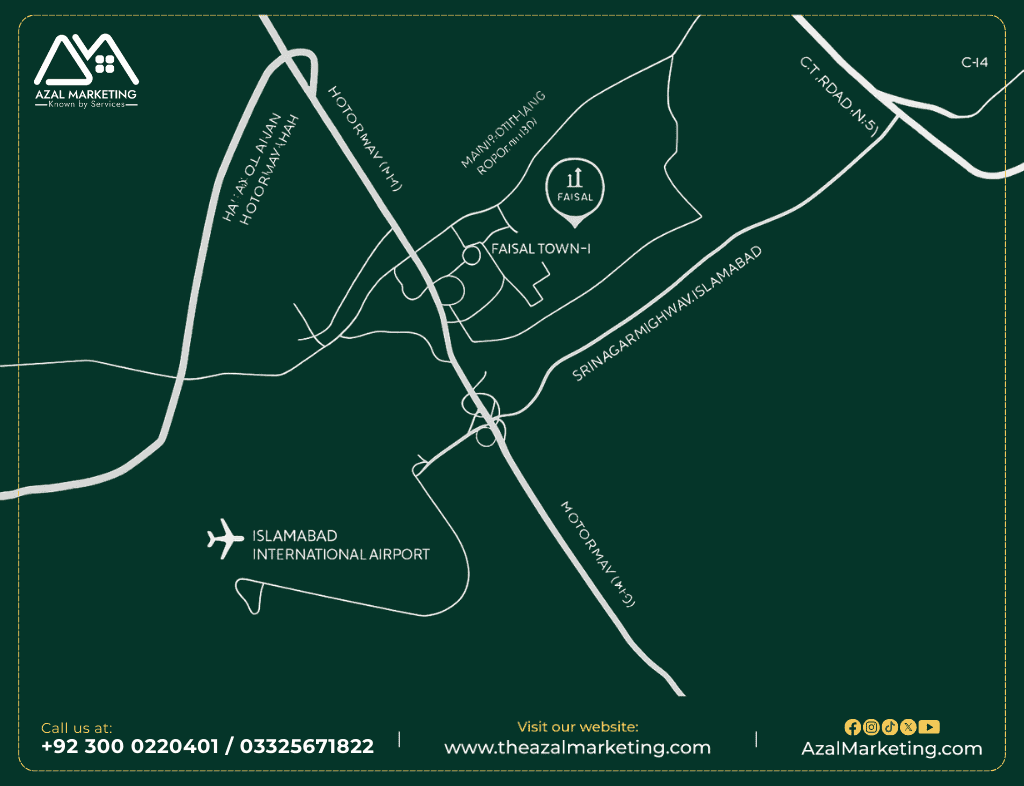 Faisal Heights Islamabad location