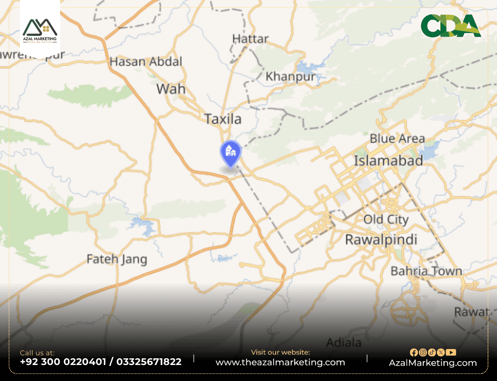 Multi Gardens B-17 Islamabad location