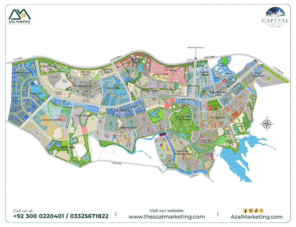 Capital smart city district 1 commercial map