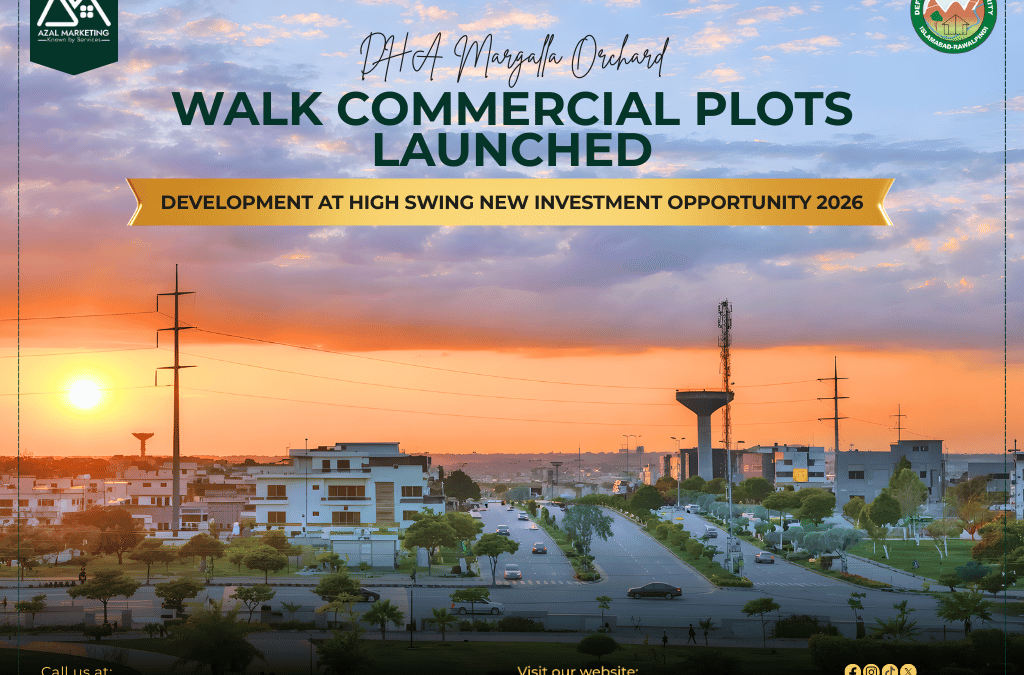 DHA Margalla Orchards Walk Commercial Plots Launched – Islamabad’s New High-Street Investment Opportunity 2026